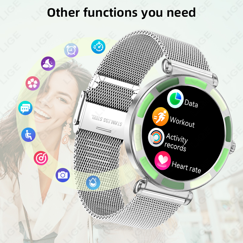 LIGE Lüks Kadın Akıllı Saatler - Smartwatch Luxury Watches For Women incelemesi ve fiyatı