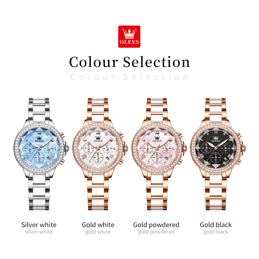 OLEVS 9999 Bayanlar Kuvars Saa - Luxury Ceramic Watch incelemesi ve fiyatı