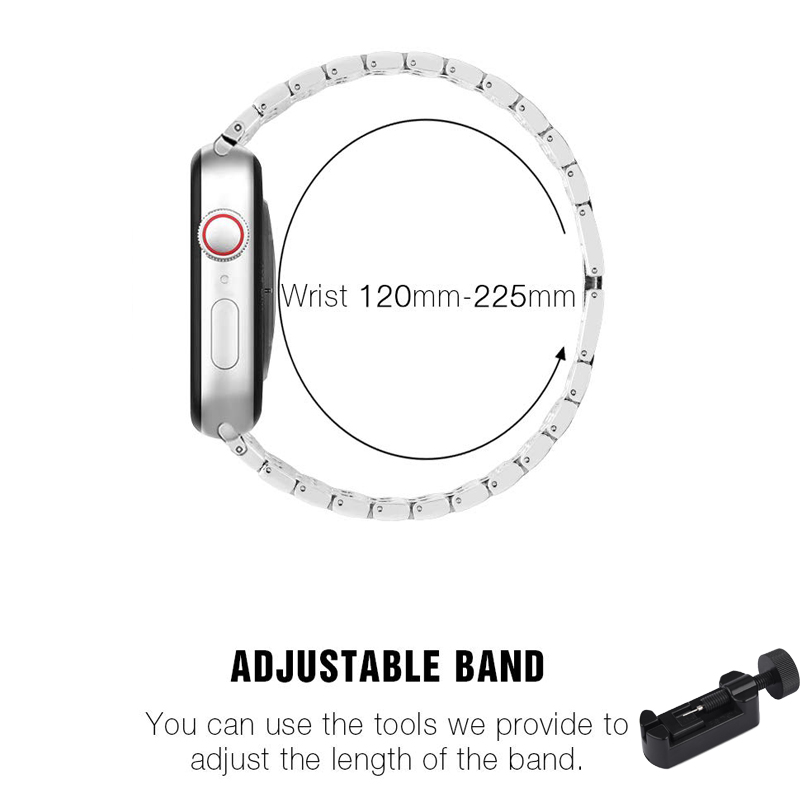 Apple için 2 adet elmas kayış  - Smartwatch Luxury Watches For Women incelemesi ve fiyatı