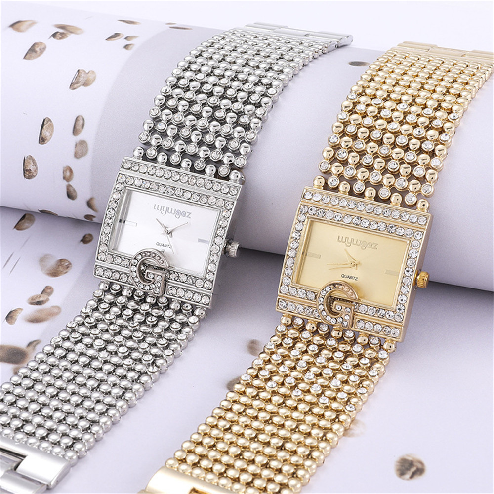 Basit kare altın saatler kadın - Minimalist Thin Watch incelemesi ve fiyatı
