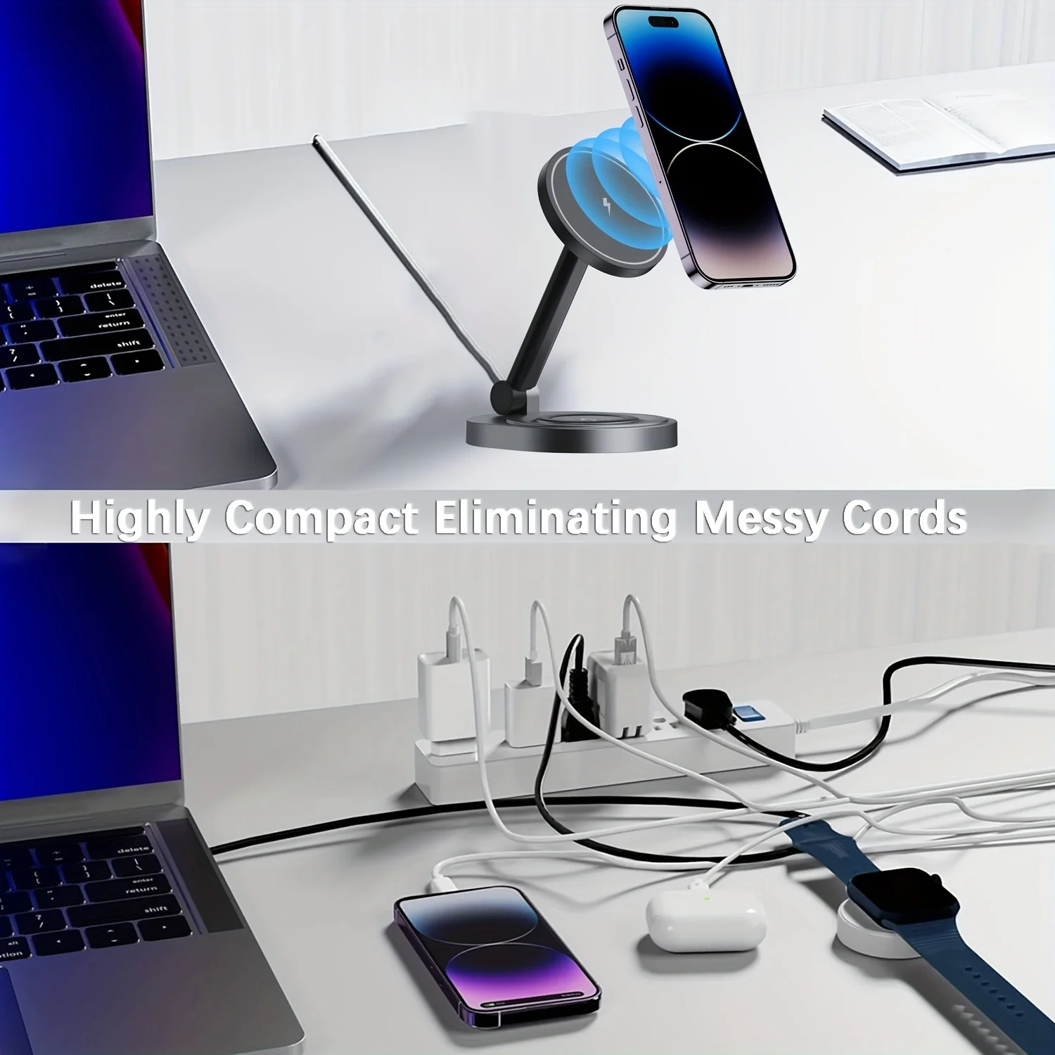 2 In 1 Manyetik Kablosuz Şarj  - Smartwatch Watches Compatible With Iphone incelemesi ve fiyatı