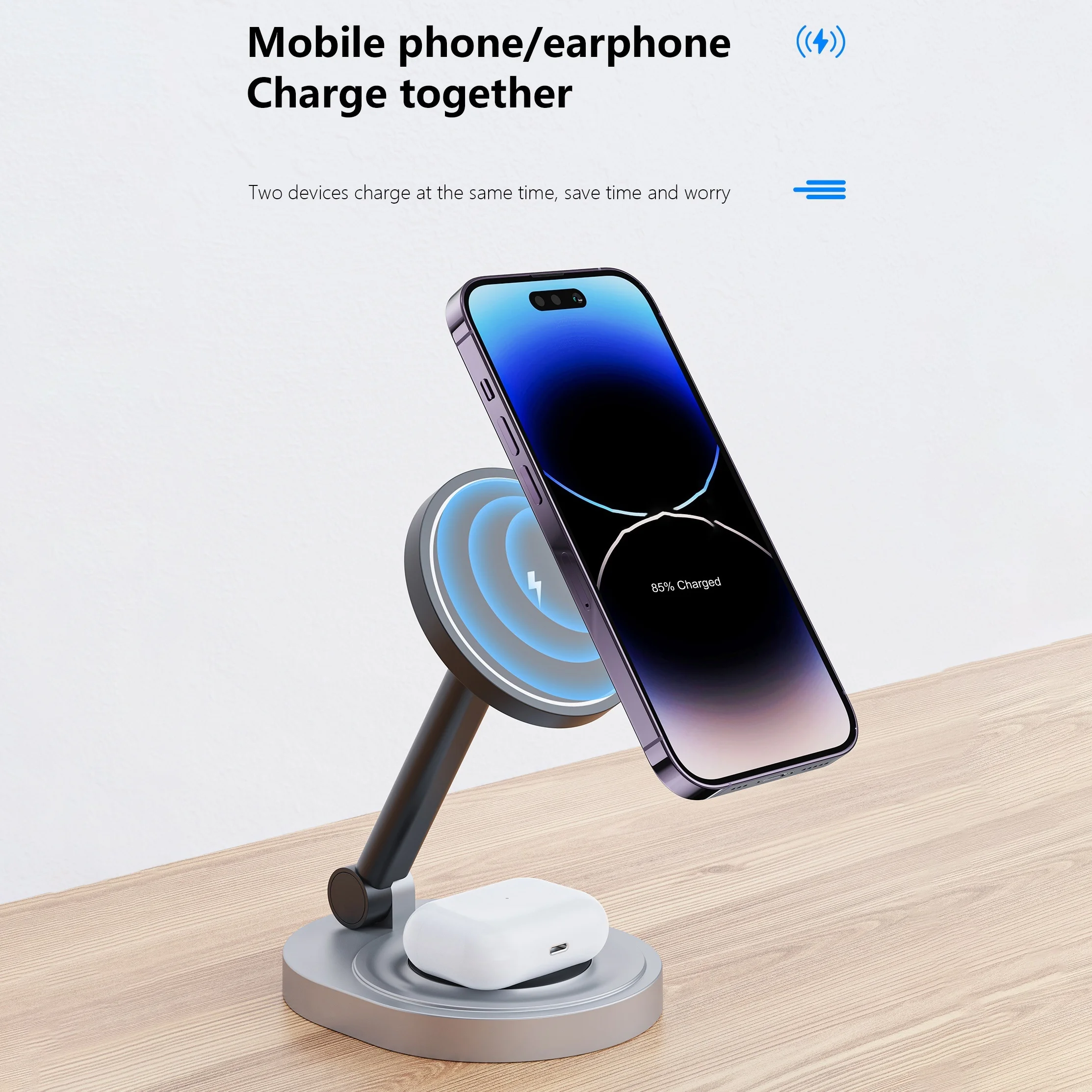 2 In 1 Manyetik Kablosuz Şarj  - Smartwatch Watches Compatible With Iphone incelemesi ve fiyatı