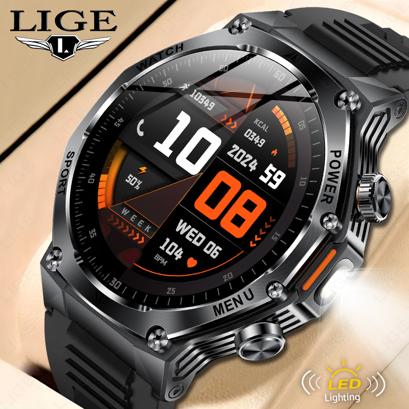 LIGE Yeni Erkekler 800 mAh Ult - Smartwatch Latest Watches For Men incelemesi ve fiyatı