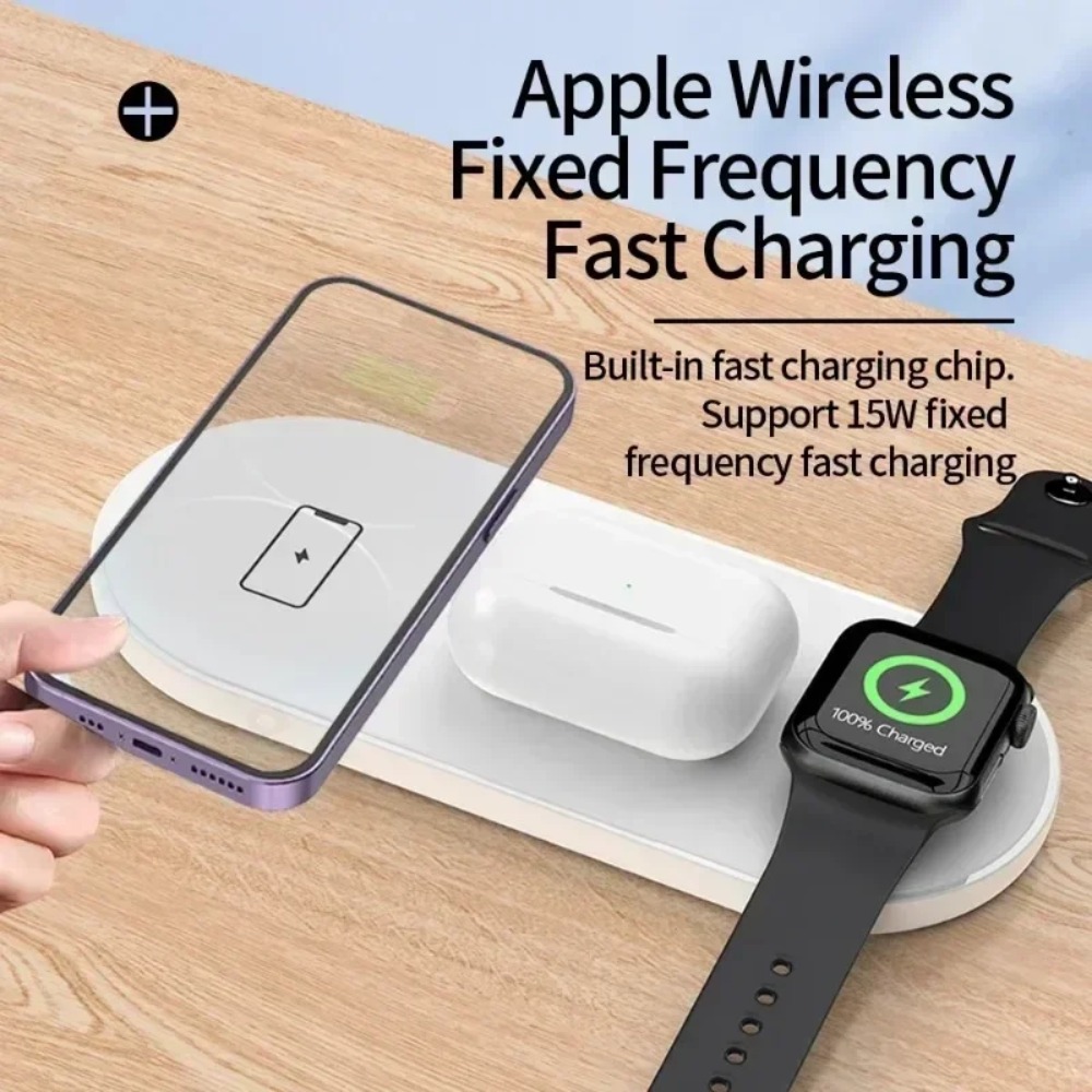 3'ü 1 Arada Kablosuz Şarj Pedi - Smartwatch Watches Compatible With Iphone incelemesi ve fiyatı