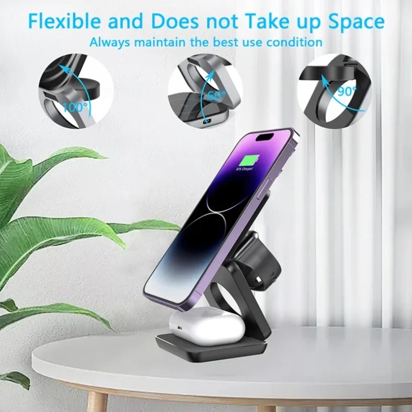 3'ü 1 Arada Katlanabilir Manye - Smartwatch Watches Compatible With Iphone incelemesi ve fiyatı