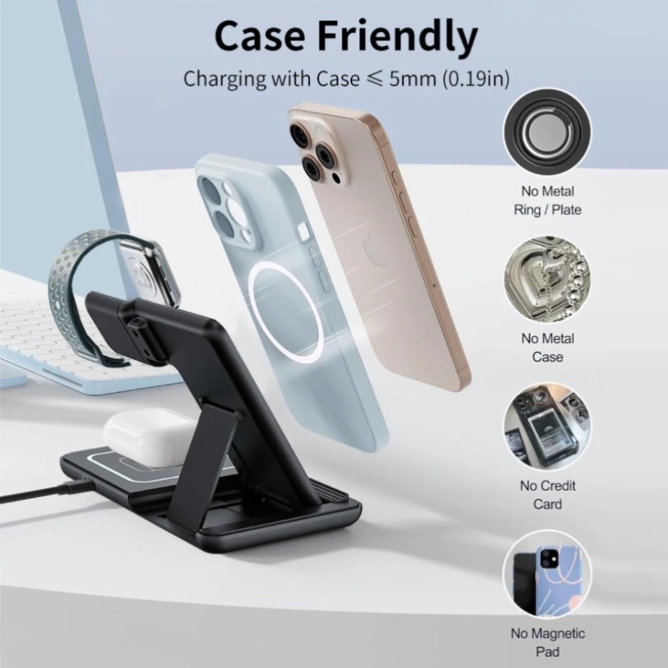 Gece LED Işığı 3'ü 1 Arada Kab - Smartwatch Watches Compatible With Iphone incelemesi ve fiyatı