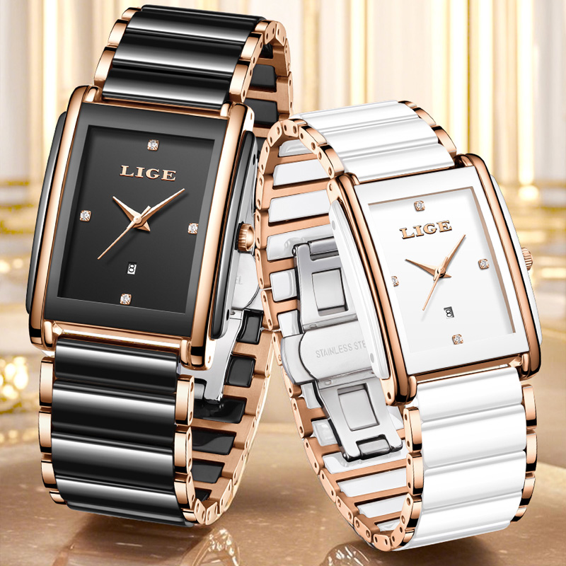 LIGE Moda Zarif kadın Saatleri - Luxury Ceramic Watch incelemesi ve fiyatı
