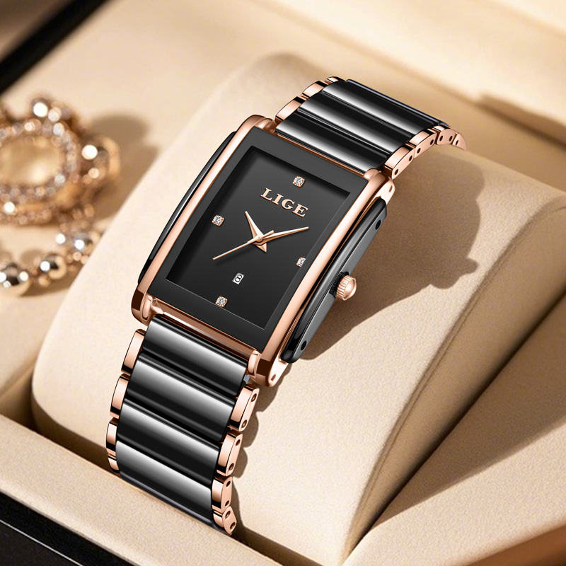 LIGE Moda Zarif kadın Saatleri - Luxury Ceramic Watch incelemesi ve fiyatı