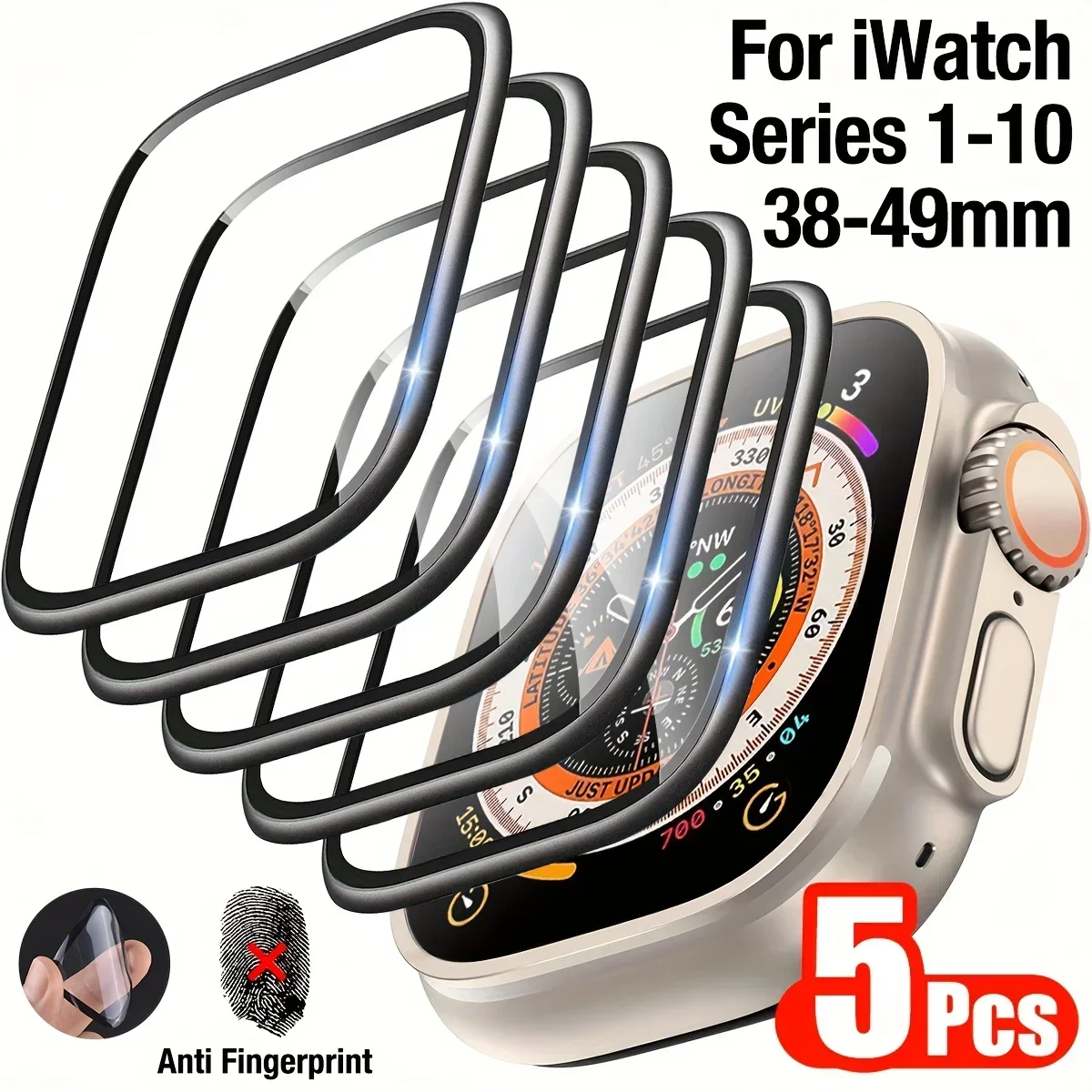 1-5 adet çizilmez Film Apple W - Smart Watch Screen Protector incelemesi ve fiyatı