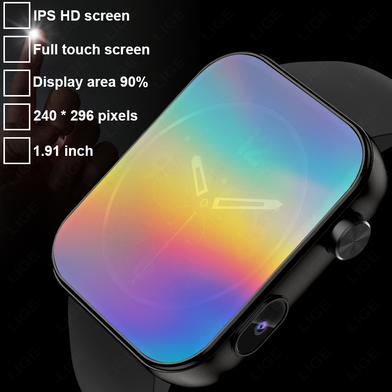 LIGE Kameralı Fotoğraf ve Vide - Smartwatch Latest Watches For Men incelemesi ve fiyatı