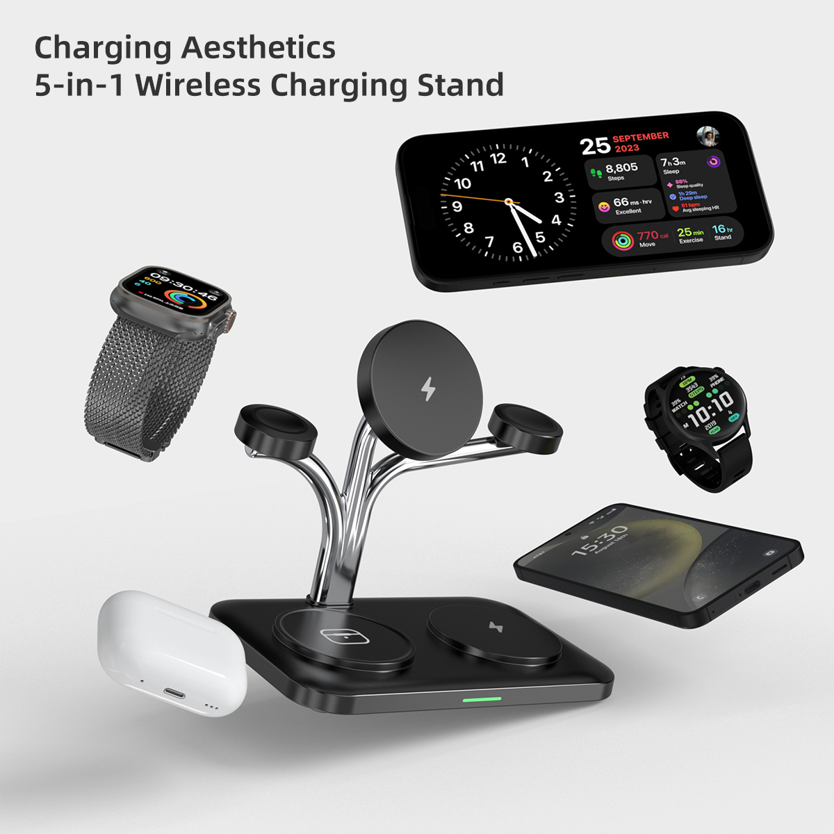 5'i 1 Arada Manyetik Kablosuz  - Smartwatch Watches Compatible With Iphone incelemesi ve fiyatı
