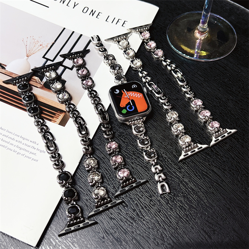 Takı kayışı Apple Watch band u - Smartwatch Luxury Watches For Women incelemesi ve fiyatı