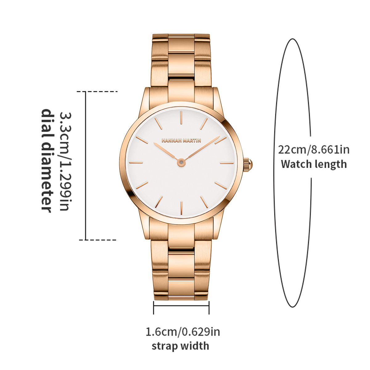 Bayan İzle Gül Altın Paslanmaz - Anti-Magnetic Watch incelemesi ve fiyatı