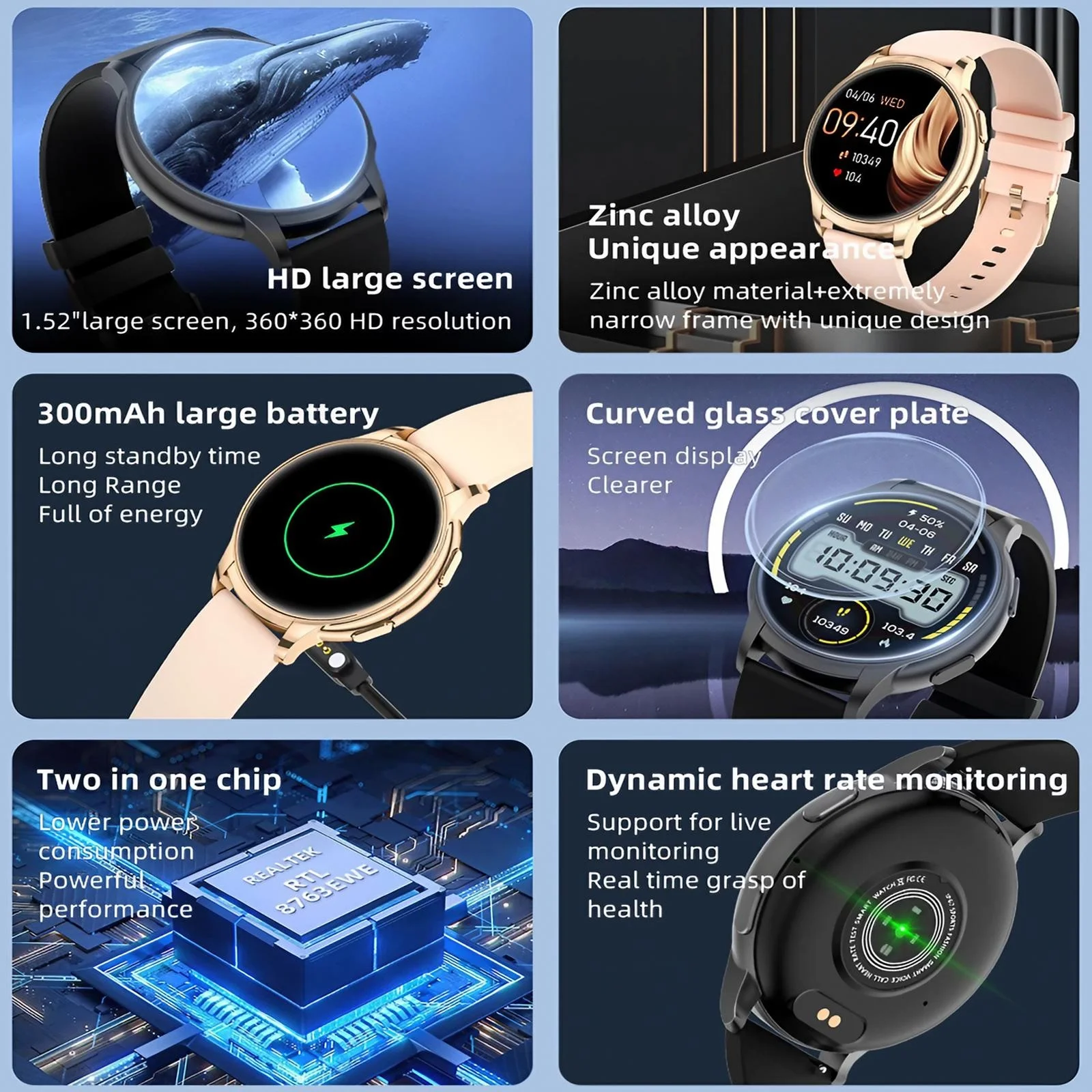 Kadınlar için Akıllı Saat Su G - Smartwatch Watches Digital incelemesi ve fiyatı