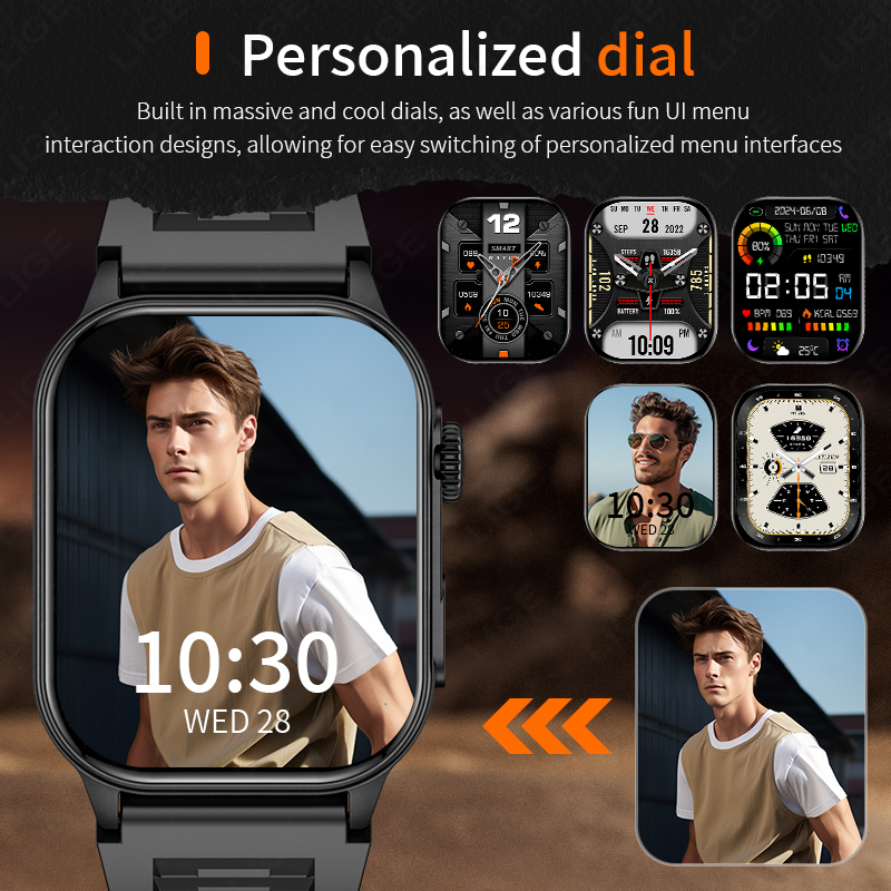 LIGE Erkekler için Akıllı İzle - Smartwatch Latest Watches For Men incelemesi ve fiyatı