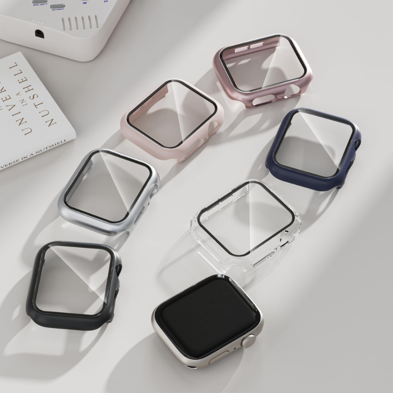 2 adet temperli cam + kılıf Ap - Iwatch Smartwatch Series 7 incelemesi ve fiyatı