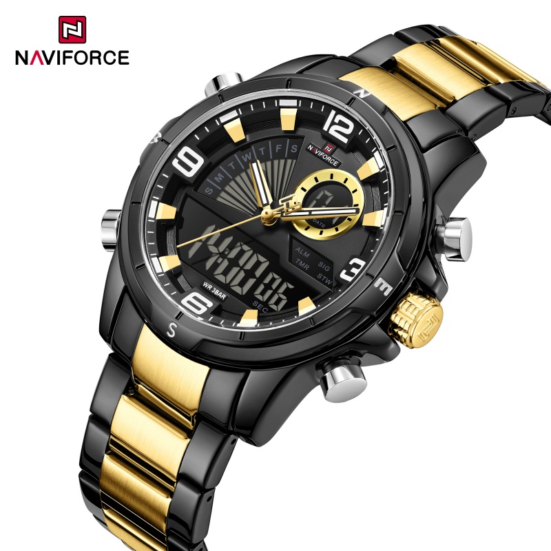NAVIFORCE Erkekler Çift Ekranl - Analog Quartz Watch incelemesi ve fiyatı