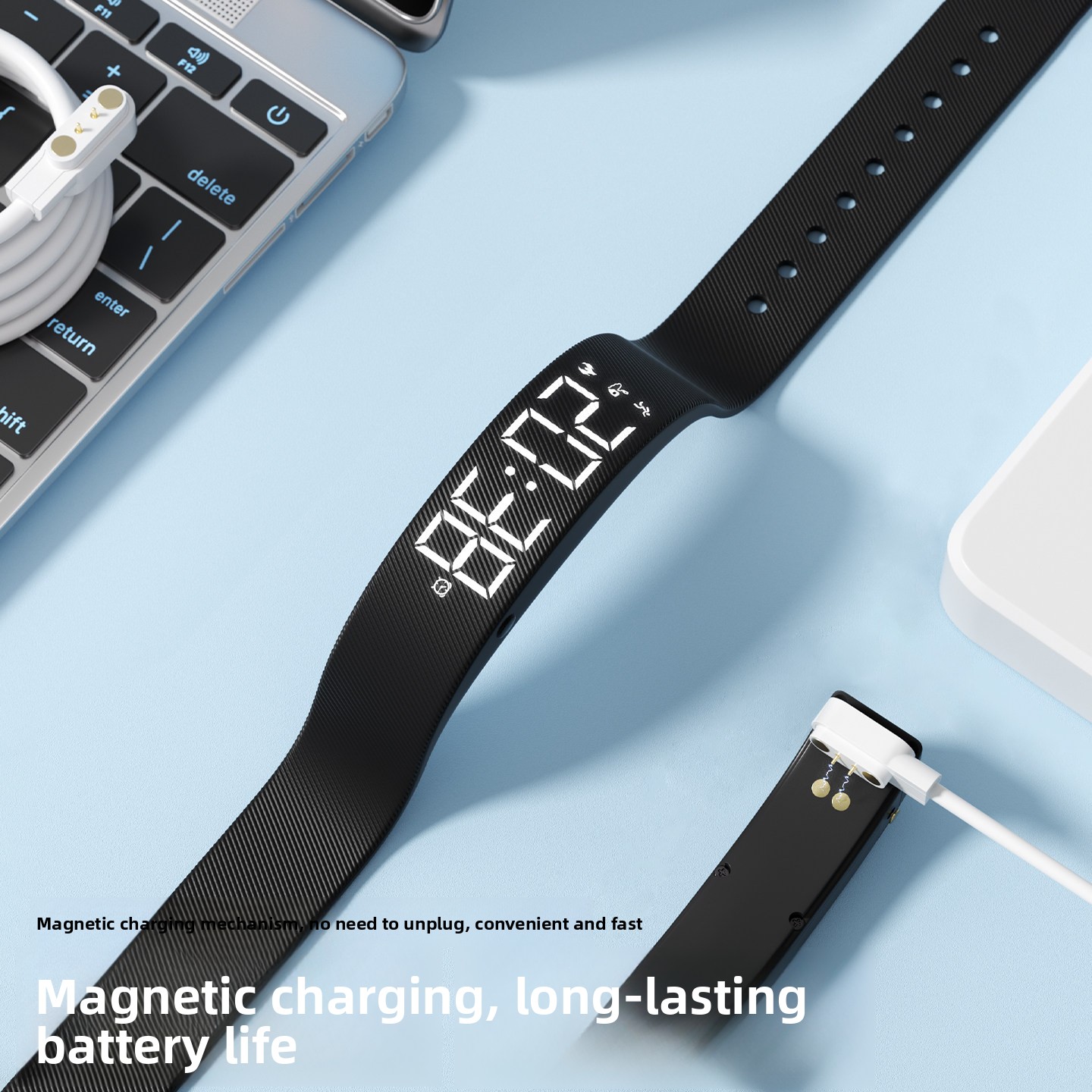 2026 Yeni Kore Basit Saat Su G - Smartwatch Digital Watches For Kid Boy With Alarm incelemesi ve fiyatı